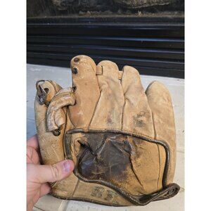 Genuine cow hide sportage vintage five finger baseball glove